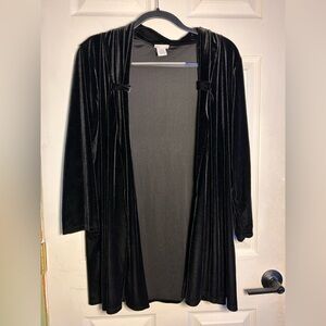 Black velvet Cardigan